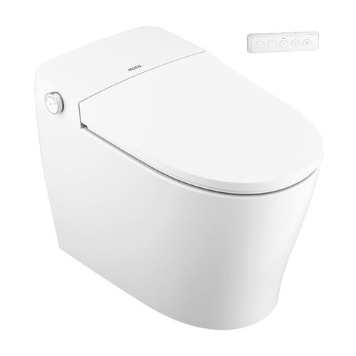 Moen 3-Series eToilet Smart Toilet with Bidet Seat, Elongated, UV Clean, White - ET1300