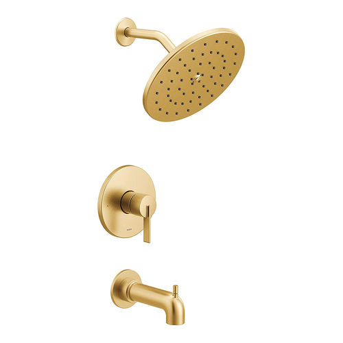 Moen Cia M-Core 3-Series Tub/Shower Trim w/ Rainshower, 1-Function Eco-Performance, Brushed Gold - UT3363EPBG