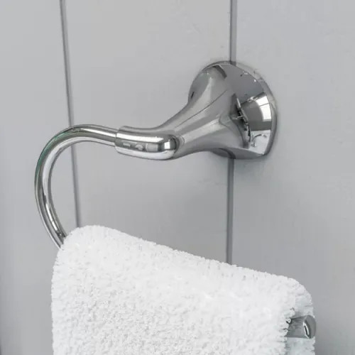 Pfister McAllen 7" Towel Ring, Polished Chrome - BRB-MCACC
