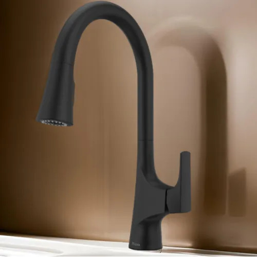 Pfister Norden Single-Handle Pull-Down Kitchen Faucet, Auto-Align, Pforever Seal, 1.8 GPM, Matte Black - GT529-NRB