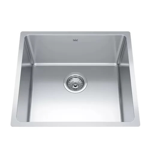 Franke Brookmore 19-1/2 x 18" Undermount Single-Bowl Bar/Preparation Sink, Stainless Steel, Pearl - BSU1820-9N ( 122.0637.640)