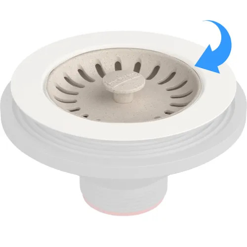 Franke Colorline Basket Strainer, Champagne - 900-CHA-BASKET