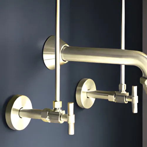 Brizo Litze Angled Supply Stop Valve w/ Lever Handle, Brilliance Polished Nickel - BT022205-PN