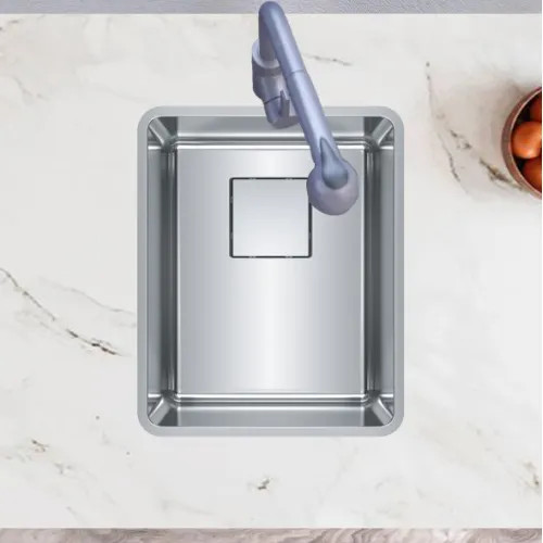 Franke Pescara 14" x 18" Undermount Double-Bowl Kitchen Sink Kit, Stainless Steel, Pearl - PTX110-14 (122.0491.561)