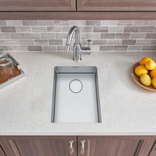 Franke Professional 2.0 17-1/2" x 19-1/2" Undermount Single-Bowl Kitchen Sink, Stainless Steel, Pearl - PS2X110-15 (122.0530.829)