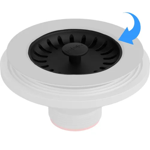 Franke Colorline Basket Strainer, Matte Black - 900-MBK-BASKET