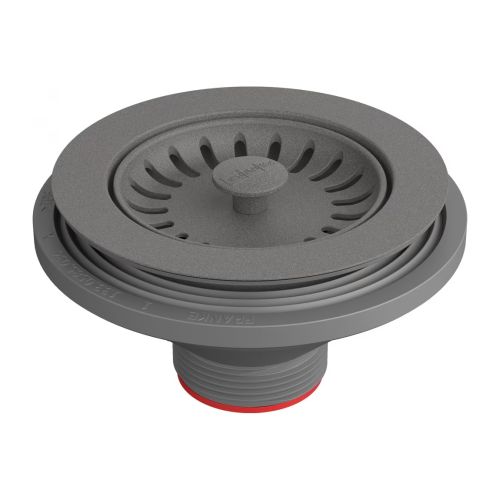 Franke Colorline Sink Strainer Assembly, Stone Grey - 900-SHG