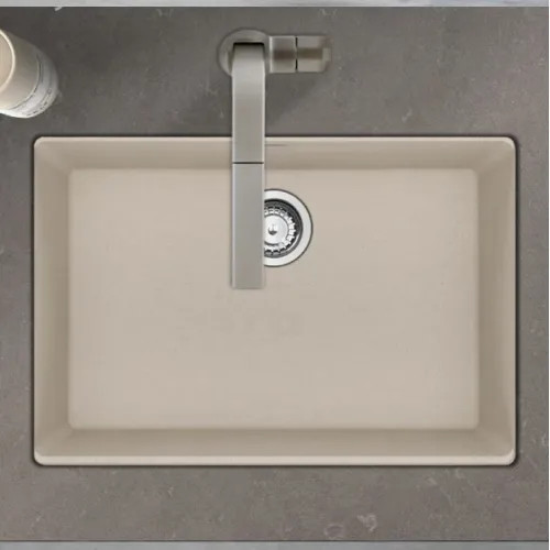 Franke Maris 27" x 19" Undermount Single-Bowl Kitchen Sink, Granite, Champagne - MAG11025-CHA (125.0687.022)