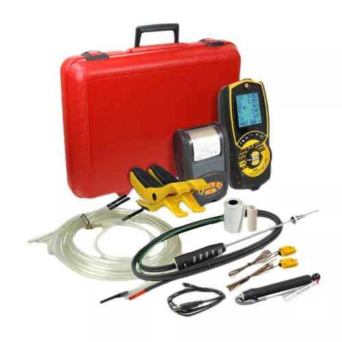 UEi Residential/Commercial Combustion Analyzer Kit For Oil-Fired Appliances With Printer, K-Type Temperature Inputs - C165 OILKIT
