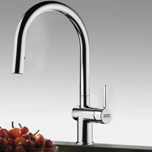 Franke Active Pull-Down Kitchen Faucet, Lever Handle, 1.75 GPM, ECO Cartridge, Polished Chrome - ACT-PD-CHR (115.0656.854)