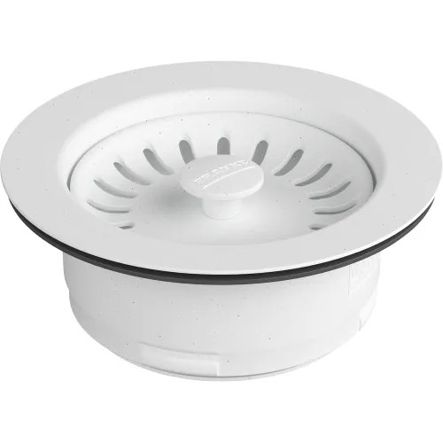 Franke Colorline Waste Disposer Flange Kit, Antimicrobial Sanitized, UV Additive, Polar White - WD-900-PWT (112.0657.433)