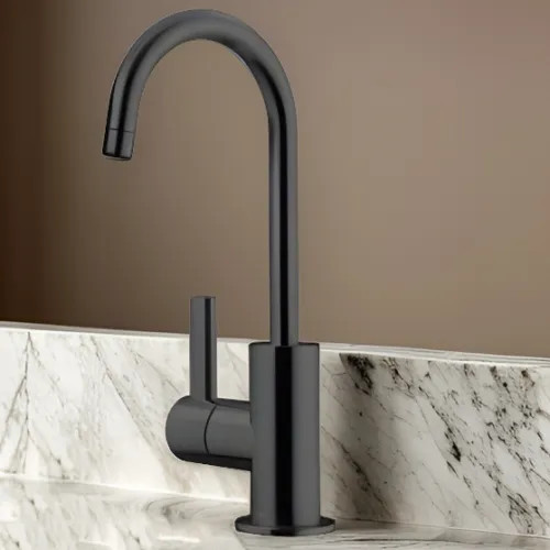 Franke Eos Neo Single-Handle Beverage Faucet for Hot Filtered Water, 1.75 GPM, Industrial Black, EOS-HO-IBK - (119.0685.375)