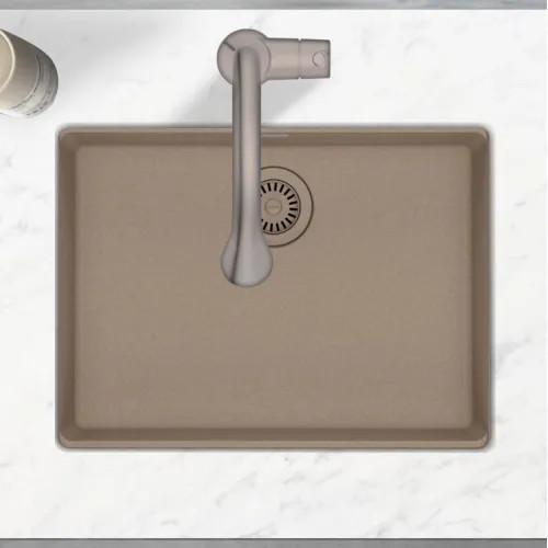 Franke Maris 25" x 19" Undermount Single-Bowl Kitchen Sink, ADA-Compliant, Oyster - MAG11023ADA-OYS (125.0687.040)