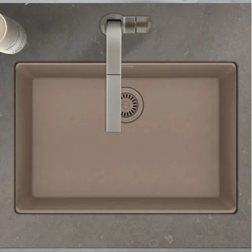 Franke Maris 27" x 19" Undermount Single-Bowl Kitchen Sink, Granite, Oyster - MAG11025-OYS (125.0687.026)