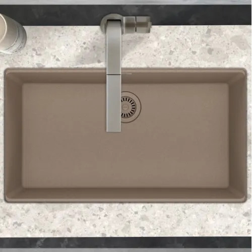 Franke Maris 30" x 19" Undermount Kitchen Sink, Granite, Oyster - MAG11028-OYS (125.0687.019)