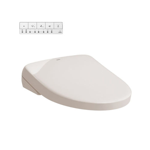 TOTO Elongated WASHLET S7A, EWATER , PREMIST, Night Light, Auto Open/Close Lid, Contemporary Sedona Beige - SW4736#12