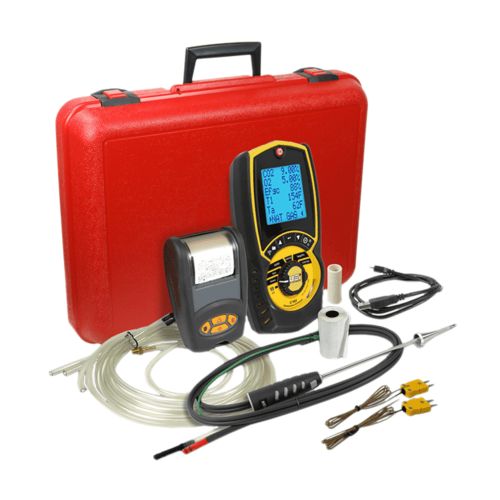 UEi Residential/Commercial Combustion Analyzer Kit with Differential Pressure Tester, Infrared Printer, and Case - C163KIT