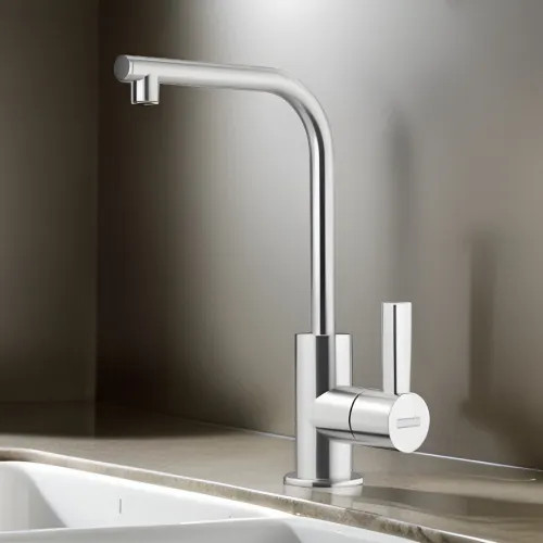 Franke Atlas Neo Single Handle Cold Water Beverage Faucet, 360-Degree Swivel Spout, 1.75 GPM, Stainless Steel - ATL-FW-304