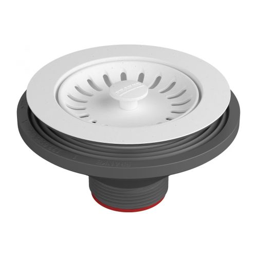 Franke Colorline Sink Strainer Assembly, Polar White - 900-PWT