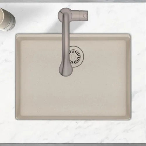 Franke Maris 25" x 19" Undermount Single-Bowl Kitchen Sink, Granite, Champagne - MAG11023-CHA (125.0687.029)