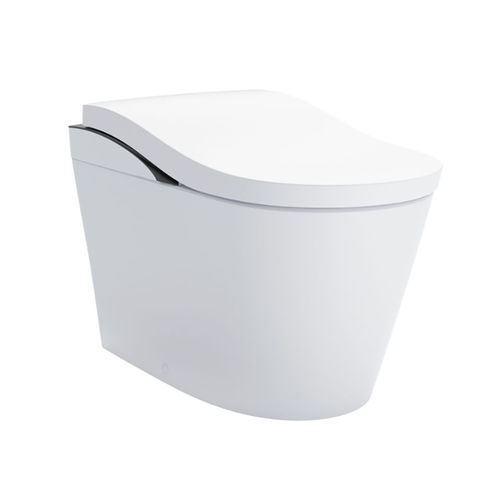 TOTO Neorest LS Smart Toilet with WASHLET Bidet Seat, 1.0/0.8 GPF, Cotton White w/ Black - MS8732CUMFG#01B