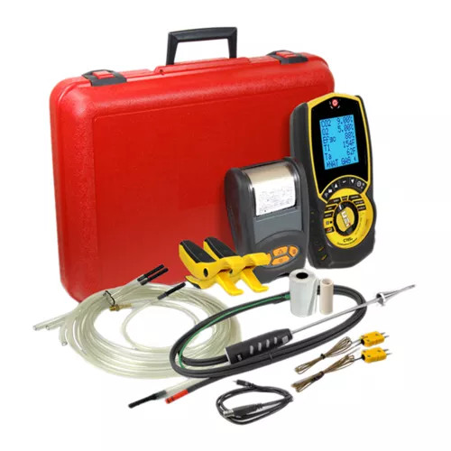 UEi Residential/Commercial Combustion Analyzer Kit With NOx Sensor and Printer, K-Type Temperature Inputs - C165 NKIT