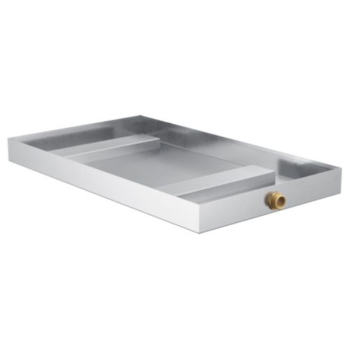 Brizo Mystix 24in x 11in x 2in Galvanized Steel Generator Pan for 8GE-TSG Steam System Generators - 8GA-PAN