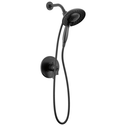 Delta Saylor Monitor 17 Series Shower Trim with Lever Volume Control Handle, ADA, 1.75 GPM, Matte Black - T17235-BL-I