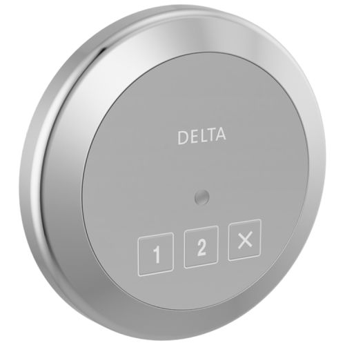 Delta SteamScape Classic System Exterior Steam Control with 4in Chrome Trim Ring, Lumicoat Technology, 2-User Presets - 5CN-220R-PR