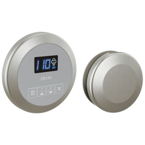 Delta SteamScape Round-Shaped Stainless Steam Package with Patented Dual Sensor Technology, Digital Display, Lumicoat Technology - 5CH-250R-SS-PR
