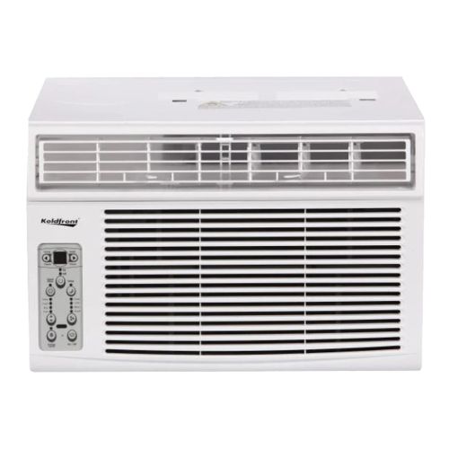 Koldfront 115V Window Air Conditioner with Dehumidifier and Remote Control, 8000 BTU, 115V, Electronic Control Type, White- WAC8003WCO