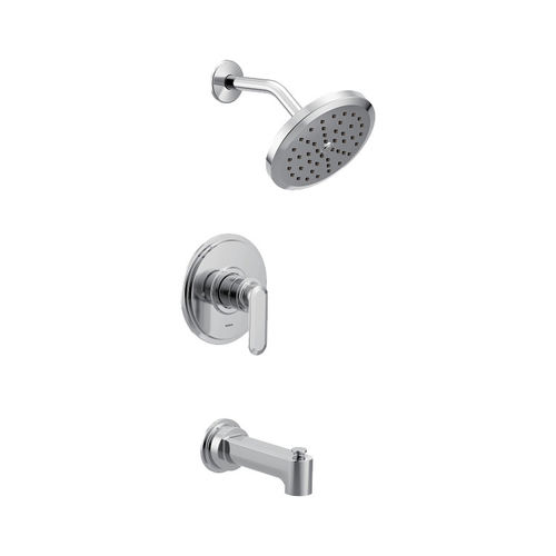 Moen Greenfield M-Core 3-Series Tub/Shower Faucet with 1.75 GPM Rainshower, 1-Function, Single Lever Handle, M-PACT, Chrome - UT33323EP