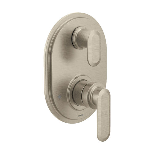 Moen Greenfield M-CORE 3-Series Valve Trim w/ Transfer, Lever Handles, Brushed Nickel - UT33341BN