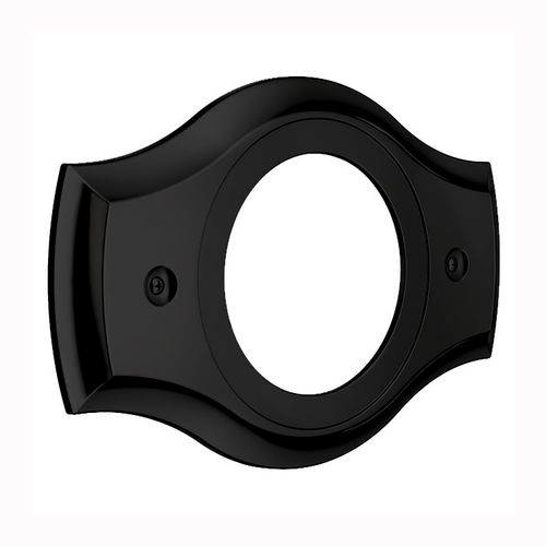 Moen Matte Black Remodel Cover Plate for One Handle Tub and Shower Faucets - 1920BL