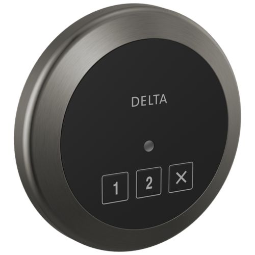 Delta SteamScape Classic System Exterior Steam Control with 4in Black Stainless Trim Ring, Lumicoat Technology, 2-User Presets - 5CN-220R-KS-PR