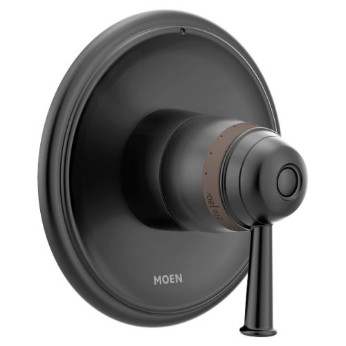 Moen Belfield ExactTemp Single-Handle Valve Trim, Lever Handle, Matte Black - T4411BL
