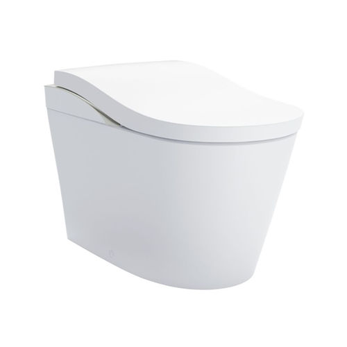 TOTO Neorest LS Smart Toilet with WASHLET Bidet Seat, 1.0/0.8 GPF, Cotton White w/ Nickel - MS8732CUMFG#01N