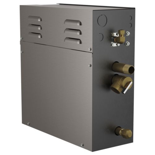 Brizo Mystix 10kW Stainless Steel Steam Generator with 35ft Cable, 240V 1ph, SteadySteam, RapidMist - 8GE-TSG10-240-1