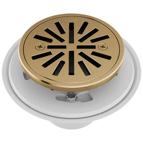 Delta 4" Tile-In Round Shower Drain, Champagne Bronze - DT061411-CZ