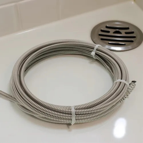 Milwaukee 5/16" x 25' Inner Core Bulb Head Drain Cleaning Cable with RUST GUARD Plating - 48-53-2561