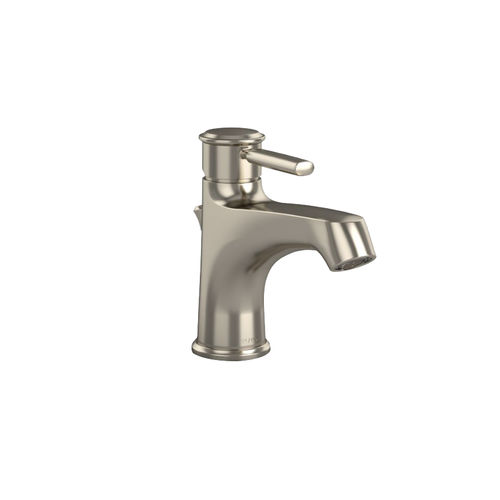 TOTO Keane Single-Handle 1.5 GPM Bathroom Sink Faucet, WaterSense, Brass Construction, Lever Handle, Brushed Nickel - TL211SDR#BN