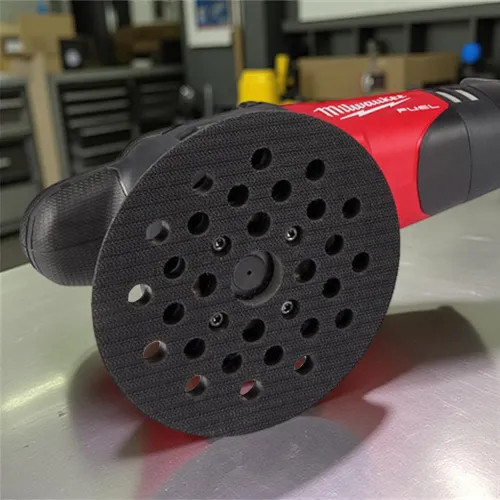 Milwaukee 6" Backing Plate for M18 FUEL 15mm and 21mm Random Orbital Polishers, Hook and Loop Attachment - 49-36-0402