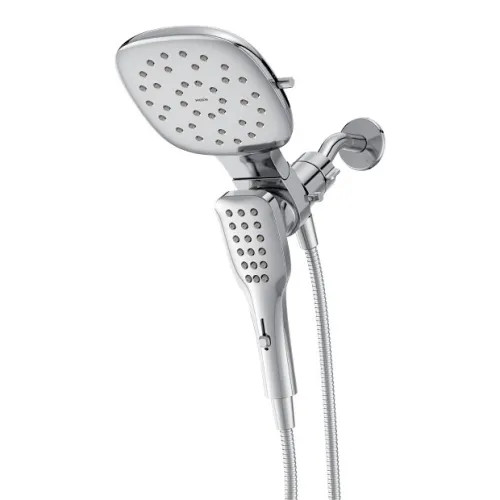 Moen Verso 16in Square Chrome 2-in-1 Shower Combo with Infiniti Dial, Magnetix Technology, 2.5 GPM - 220C5