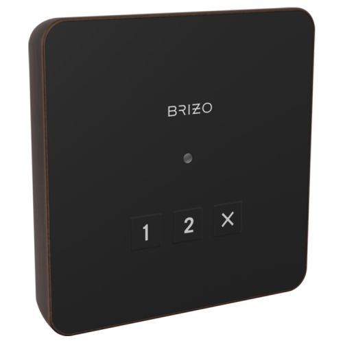 Brizo Mystix 3-7/8in Venetian Bronze Linear Square Exterior Control with LED Indicator - 8CN-220L-RB