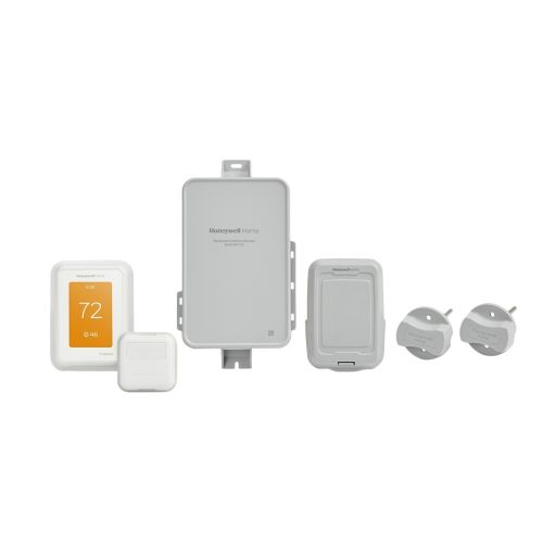 Honeywell T10  Programmable Smart Thermostat Kit with EIM, Wireless Indoor Sensor, Wireless Outdoor Sensor, and Return and Supply Sensors - YTHM1004R3001