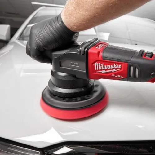 Milwaukee 6" Foam Light Correction/Cutting Pad for M18 FUEL 15mm and 21mm Random Orbital Polishers, Works with 6" Hook and Loop Backing Plates - 49-36-0605