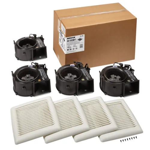   Broan-NuTone Flex Series Ventilation Fan Finish Pack with 100 CFM and 1.0 Sones - AE110KF