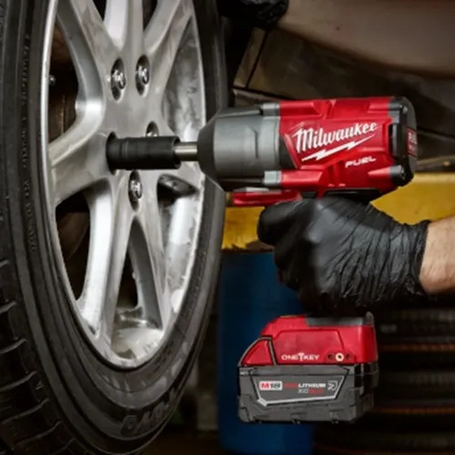 Milwaukee M18 FUEL 1/2" Ext. Anvil Controlled Torque Impact Wrench with ONE-KEY Kit, (2) XC5.0 Resistant Battery, Multi-Voltage Charger, and Contractor Bag - 2769-22R