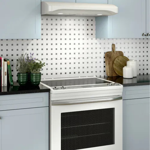Broan-NuTone Alta 1 Series 36-inch Convertible Under-Cabinet Range Hood, White - ALT136WW 