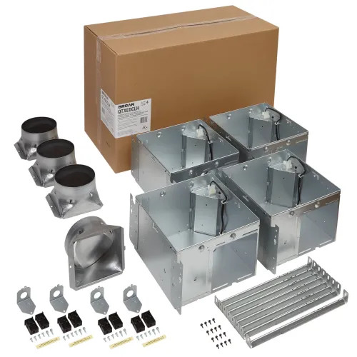 Broan-NuTone QT DC Series  Humidity Sensing Housing Pack with 110-130-150 Selectable CFM and <0.3-0.4-0.7 Sones - QTXEDCSH 